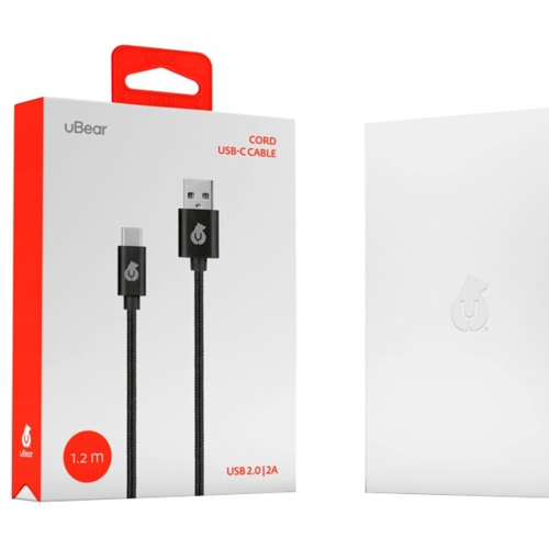 USB кабель uBear Cord Type-C Black фото 