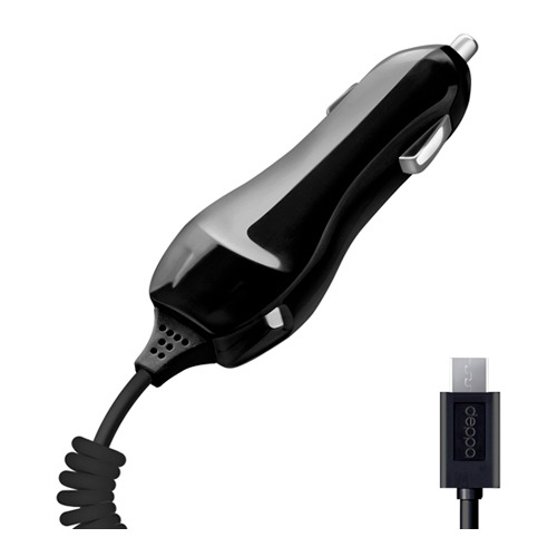 Автомобильное зарядное устройство Deppa micro USB 1000mAh Black фото 