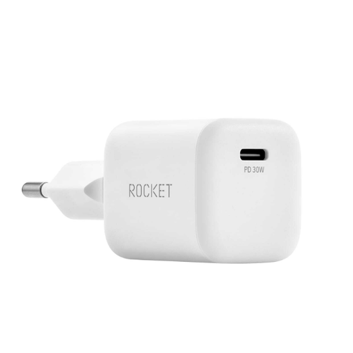 СЗУ Rocket Rapid Pro 1USB-C PD 30W White (RWC516WH01RPP30-C) фото 