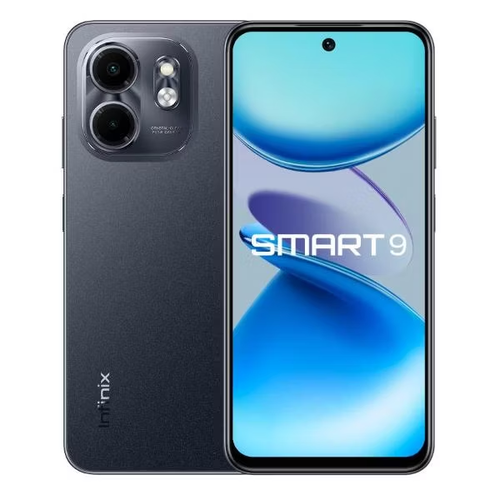 Телефон Infinix Smart 9 128Gb Ram 3Gb 4G  Metallic Black фото 